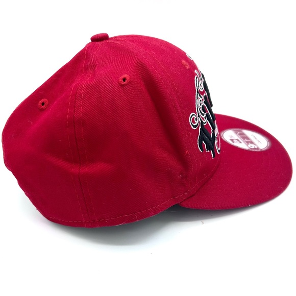New Era Red Lil Wayne Embroidered Snapback Hat - Picture 5 of 10